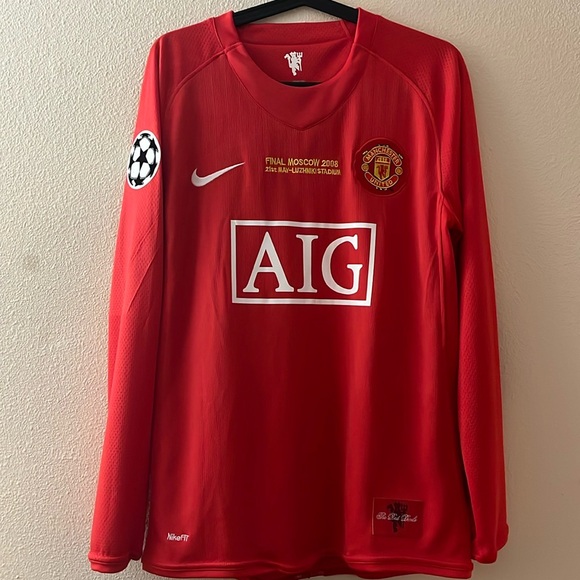 07-08 Manchester United Home Kit, Ronaldo 7, Champions League Final, *replica* - Picture 1 of 5